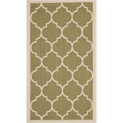 COURTYARD, GREEN / BEIGE, 2' X 3'-7", Area Rug, CY6914-244-2