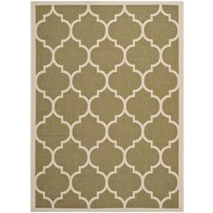 COURTYARD, GREEN / BEIGE, 4' X 5'-7", Area Rug, CY6914-244-4
