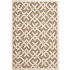 COURTYARD, BROWN / BONE, 4' X 5'-7", Area Rug, CY6915-232-4