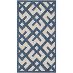 COURTYARD, NAVY / BEIGE, 2' X 3'-7", Area Rug, CY6915-268-2