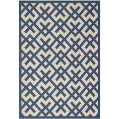 COURTYARD, NAVY / BEIGE, 4' X 5'-7", Area Rug, CY6915-268-4