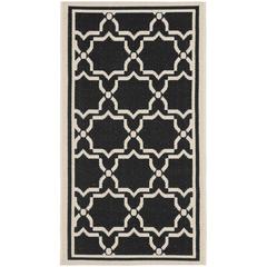 COURTYARD, BLACK / BEIGE, 2' X 3'-7", Area Rug, CY6916-226-2
