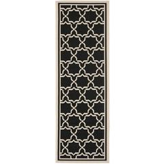 COURTYARD, BLACK / BEIGE, 2'-3" X 10', Area Rug, CY6916-226-210