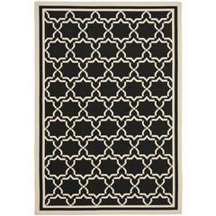 COURTYARD, BLACK / BEIGE, 4' X 5'-7", Area Rug, CY6916-226-4