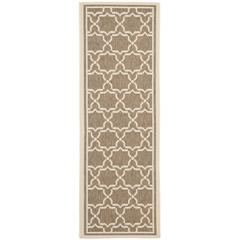COURTYARD, BROWN / BONE, 2'-3" X 10', Area Rug, CY6916-242-210
