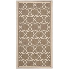 COURTYARD, BROWN / BONE, 2' X 3'-7", Area Rug, CY6916-242-2
