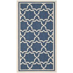 COURTYARD, NAVY / BEIGE, 2'-7" X 5', Area Rug, CY6916-268-3