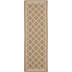 COURTYARD, BROWN / BONE, 2'-3" X 10', Area Rug, CY6918-242-210
