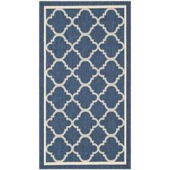 COURTYARD, NAVY / BEIGE, 2'-7" X 5', Area Rug, CY6918-268-3