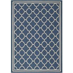 COURTYARD, NAVY / BEIGE, 5'-3" X 7'-7", Area Rug, CY6918-268-5