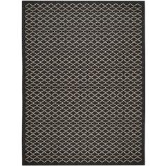 COURTYARD, BLACK / BEIGE, 8' X 11', Area Rug, CY6919-226-8