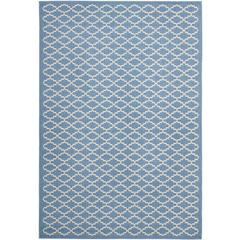 COURTYARD, BLUE / BEIGE, 4' X 5'-7", Area Rug, CY6919-243-4