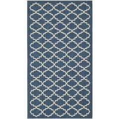 COURTYARD, NAVY / BEIGE, 2' X 3'-7", Area Rug, CY6919-268-2