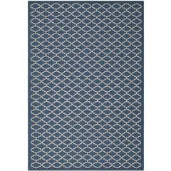 COURTYARD, NAVY / BEIGE, 4' X 5'-7", Area Rug, CY6919-268-4
