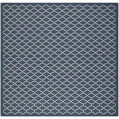 COURTYARD, NAVY / BEIGE, 4' X 4' Square, Area Rug, CY6919-268-4SQ