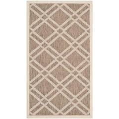 COURTYARD, BROWN / BONE, 2' X 3'-7", Area Rug, CY6923-242-2