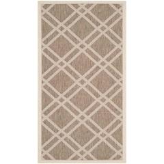 COURTYARD, BROWN / BONE, 2'-7" X 5', Area Rug, CY6923-242-3