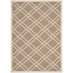 COURTYARD, BROWN / BONE, 4' X 5'-7", Area Rug, CY6923-242-4