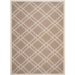 COURTYARD, BROWN / BONE, 8' X 11', Area Rug, CY6923-242-8