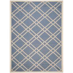 COURTYARD, BLUE / BEIGE, 8' X 11', Area Rug, CY6923-243-8