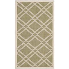 COURTYARD, GREEN / BEIGE, 2' X 3'-7", Area Rug, CY6923-244-2