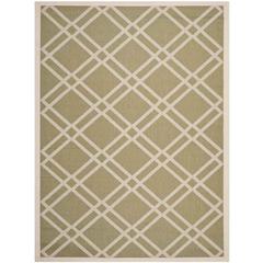 COURTYARD, GREEN / BEIGE, 8' X 11', Area Rug, CY6923-244-8