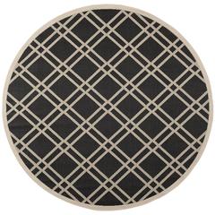 COURTYARD, BLACK / BEIGE, 7'-10" X 7'-10" Round, Area Rug, CY6923-266-8R