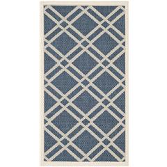 COURTYARD, NAVY / BEIGE, 2' X 3'-7", Area Rug, CY6923-268-2