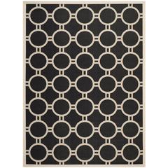 COURTYARD, BLACK / BEIGE, 8' X 11', Area Rug, CY6924-266-8