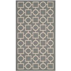 COURTYARD, ANTHRACITE / BEIGE, 2' X 3'-7", Area Rug, CY6925-246-2