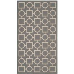COURTYARD, ANTHRACITE / BEIGE, 2'-7" X 5', Area Rug, CY6925-246-3