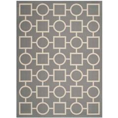 COURTYARD, ANTHRACITE / BEIGE, 8' X 11', Area Rug, CY6925-246-8