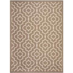 COURTYARD, BROWN / BONE, 8' X 11', Area Rug, CY6926-242-8