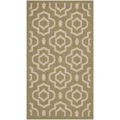 COURTYARD, GREEN / BEIGE, 2' X 3'-7", Area Rug, CY6926-244-2