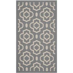 COURTYARD, ANTHRACITE / BEIGE, 2' X 3'-7", Area Rug, CY6926-246-2