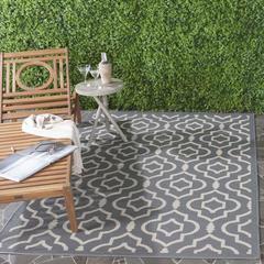 COURTYARD, ANTHRACITE / BEIGE, 4' X 5'-7", Area Rug, CY6926-246-4