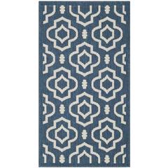COURTYARD, NAVY / BEIGE, 2'-7" X 5', Area Rug, CY6926-268-3