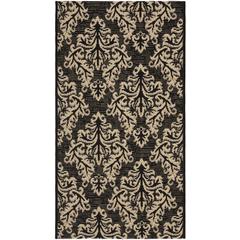 COURTYARD, BLACK / CREME, 2' X 3'-7", Area Rug, CY6930-26-2