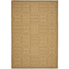COURTYARD, GOLD / NATURAL, 6'-7" X 9'-6", Area Rug, CY6947-49-6