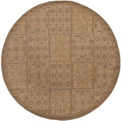 COURTYARD, GOLD / NATURAL, 6'-7" X 6'-7" Round, Area Rug, CY6947-49-7R