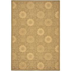 COURTYARD, GOLD / NATURAL, 6'-7" X 9'-6", Area Rug, CY6948-49-6