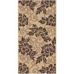 COURTYARD, CREME / BLACK, 2'-7" X 5', Area Rug, CY6957-16-3