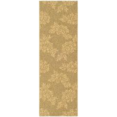 COURTYARD, GOLD / NATURAL, 2'-3" X 10', Area Rug, CY6957-49-210