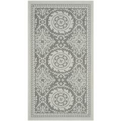 COURTYARD, LIGHT GREY / ANTHRACITE, 2'-7" X 5', Area Rug, CY7059-78A18-3