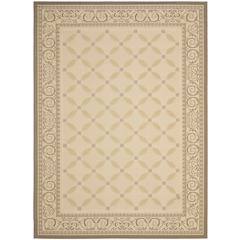 COURTYARD, BEIGE / DARK BEIG, 8' X 11', Area Rug, CY7107-79A21-8