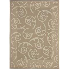 COURTYARD, DARK BEIG / BEIGE, 8' X 11', Area Rug, CY7108-97A18-8