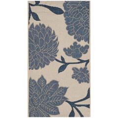 COURTYARD, BEIGE / BLUE, 2' X 3'-7", Area Rug, CY7321-233A25-2
