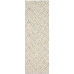 COURTYARD, BEIGE / AQUA, 2'-3" X 6'-7", Area Rug, CY7420-213A24-27