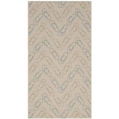 COURTYARD, BEIGE / AQUA, 2'-7" X 5', Area Rug, CY7420-213A24-3