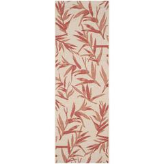 COURTYARD, BEIGE / TERRACOTTA, 2'-3" X 6'-7", Area Rug, CY7425-231A11-27